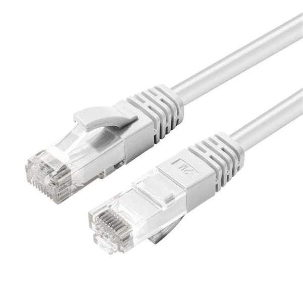 MicroConnect - Nettverkskabel - RJ-45 (hann) til RJ-45 (hann) - 1 m - UTP - CAT 6 - halogenfri - hvit