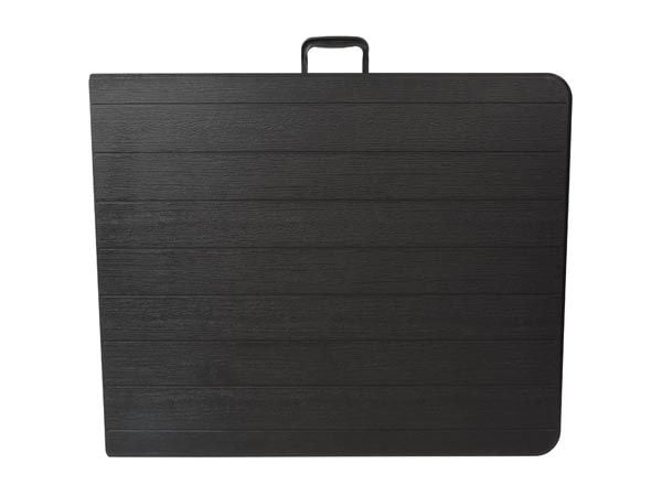 Perel FP180W, Musta, Suurtiheyspolyeteeni (HDPE), Terästä, Suorakaiteen muotoinen, 4 jalkoja, H-jalat, 750 mm
