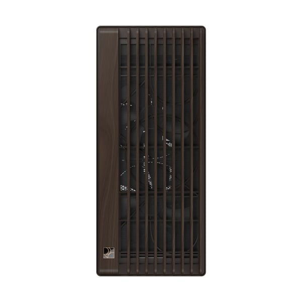 ASUS ProArt PA602 chassi, Mid Tower, härdat glas, Wood Edition, Retro Brown