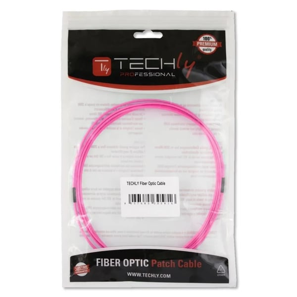 Fiberoptisk patchkabel OM4 50/125 MM LC-LC Duplex 3m