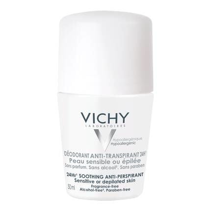 Vichy Roll-on Antiperspirant for sensitive skin or after epilation 48h 50ml