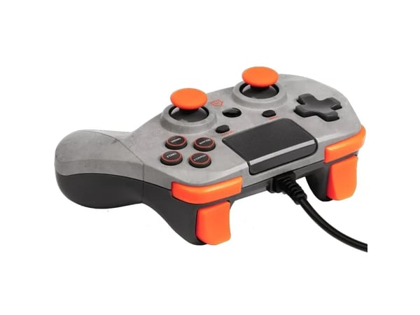 Snakebyte GAME:PAD 4 S ROCK (PS4), Joystick/Styrepinne, Playstation, Menyknapp, Analog/digital, Trådløs, Grå