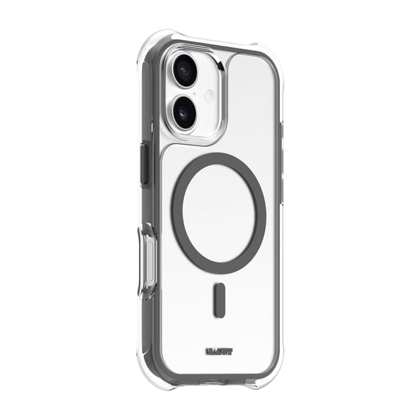 LAUT AERO PROTECT, Suojus, Apple, iPhone 17, 16 cm (6.3"), Harmaa, Läpinäkyvä