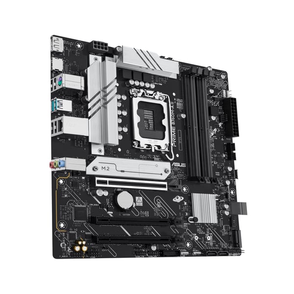 ASUS - Emolevy - micro ATX - LGA1700-asennuspaikka - B760-piirisarja - USB 3.2 Gen 1 - sisäinen grafiikka (vaatii suorittimen) - HD-ääni (8-kanavai...