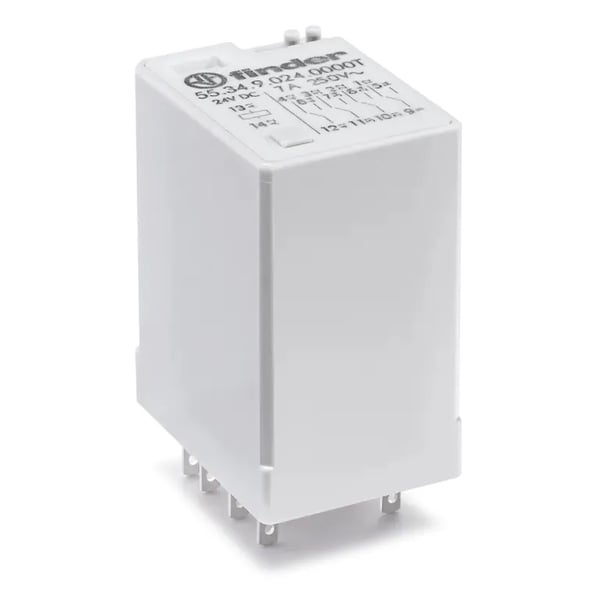 Stikbensrelæ Industri S55.34, 4P, 7A, 230V AC