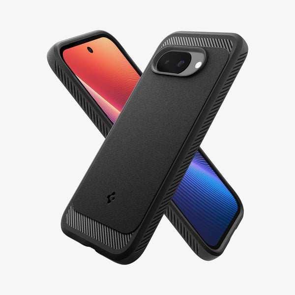 Spigen Rugged Armor (MagFit), Etui, Google, Pixel 9a, 16 cm (6.3"), Sort