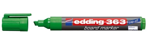 edding 363 board - Markør - for brett - grønn - fargeblekk - 1-5 mm