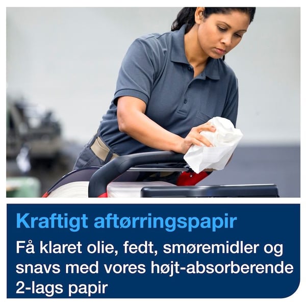 Tørkepapir Tork W1 Ekstra kraftig, blå