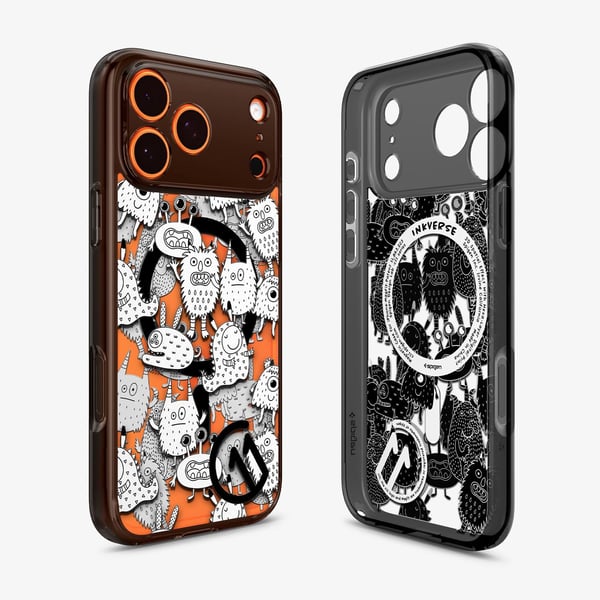 Spigen c11 Series Inkverse Edition (Mag Fit), Mobilskal, Apple, iPhone 17 Pro, 16 cm (6.3"), Multifärg