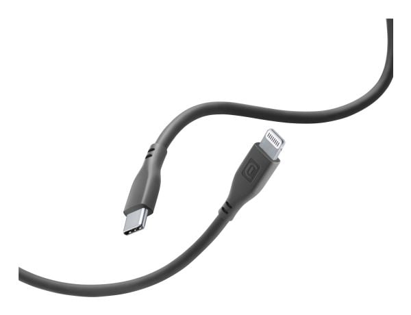 Cellularline 8018080431395, 1,2 m, Lightning, USB C, Hankjønn, Hankjønn, Svart