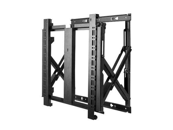B-TECH Professional BT8312 - Slimline - monteringssats (pop-out-montering) - för videovägg - mjukt öppen, full service - låsbar - svart - skärmstor...
