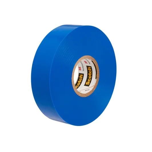 3M værbestandig tape (L x B) 20 m x 19 mm Blå PVC SCOTCH TM 35 Innhold: 1 rull(er) (80-6112-1158-4)