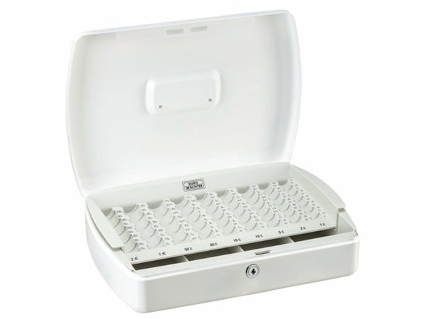 BURG-WÄCHTER ZK 2307 Euro, Stål, Hvit, Nøkkel, 330 x 235 x 75 mm, 2,4 kg, 235 mm