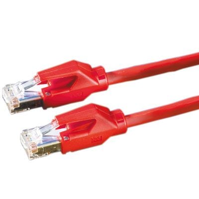 Secomp DRAKA UC400 S27 - Koblingskabel - RJ-45 (hann) til RJ-45 (hann) - 3 m - FTP - CAT 6 - halogenfri - rød