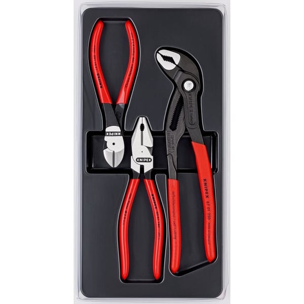 Knipex 00 20 10 pihtisarja, 3-osainen