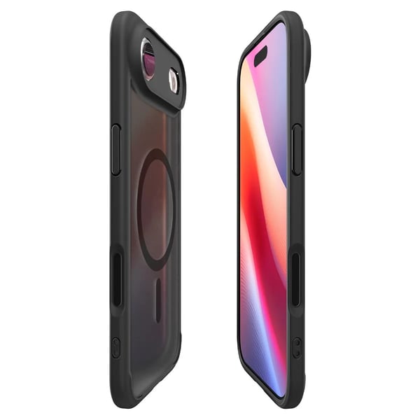 Spigen Ultra Hybrid (MagFit), Mobilskal, Apple, iPhone 17 Air, 16,5 cm (6.5"), Svart