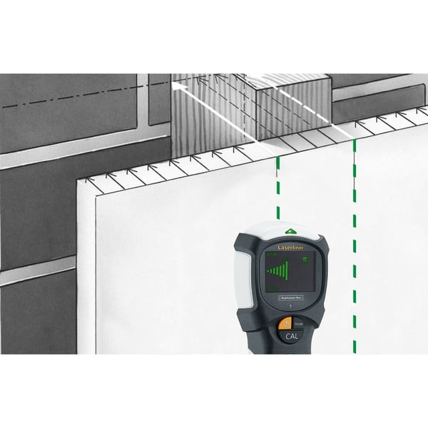 Laserliner MultiScanner Plus, Lithium-Ion (Li-Ion), 3,7 V, 3 timer, 300 mAh, 87 mm, 38 mm