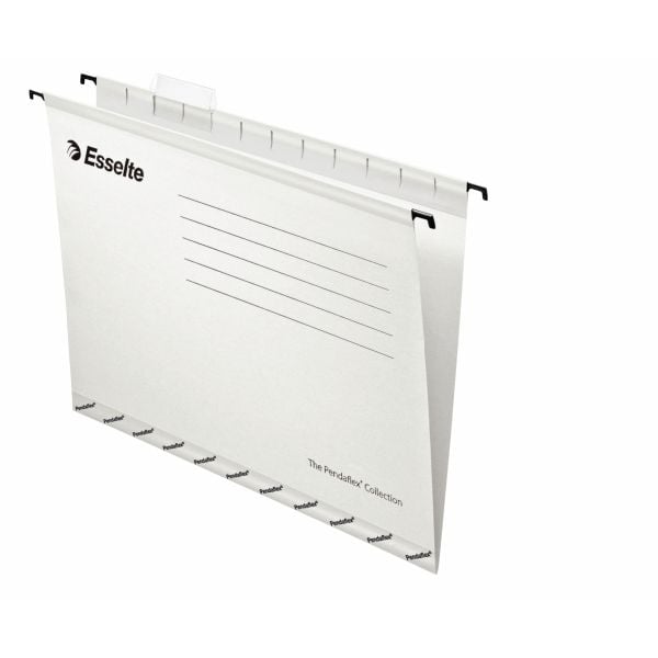 Esselte Standard A4 vit med tydliga flikar - (25 st.)
