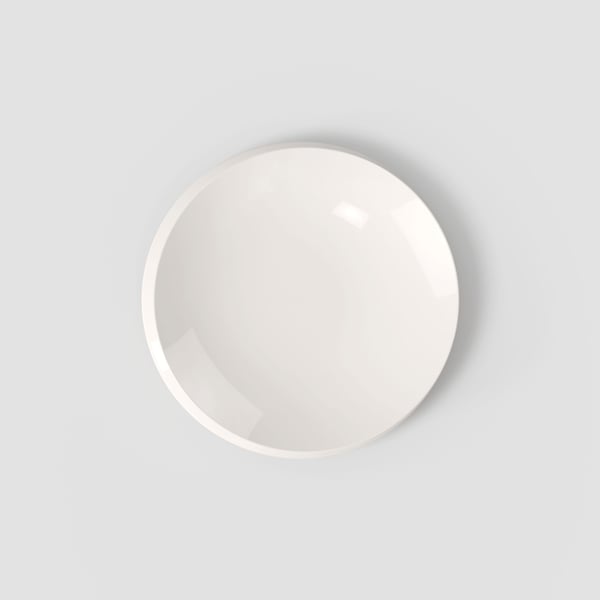 Villeroy & Boch 1042642660, Brød- og smørfat, Rund, Porselen, Hvit, 16,1 cm, 19,1 mm