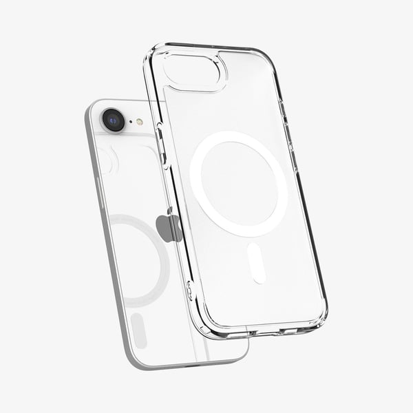 Spigen Ultra Hybrid (MagFit), Suojus, Apple, iPhone 16e, 15,5 cm (6.1"), Valkoinen