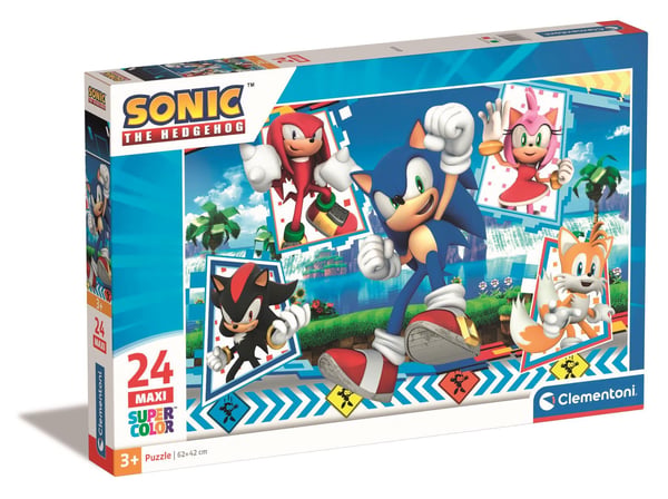 Clementoni Puslespill 24 brikker Maxi Sonic