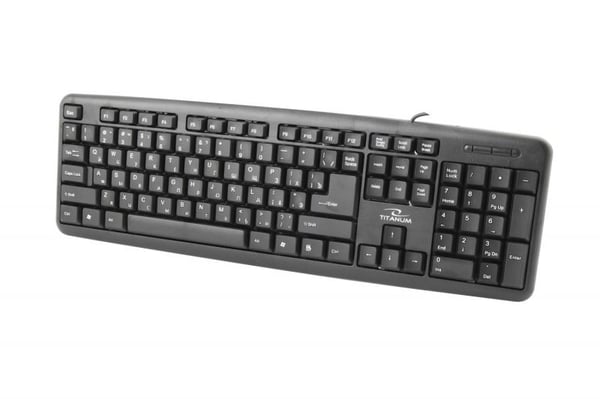 Titanium TKR101 - Tastatur - USB - Russisk