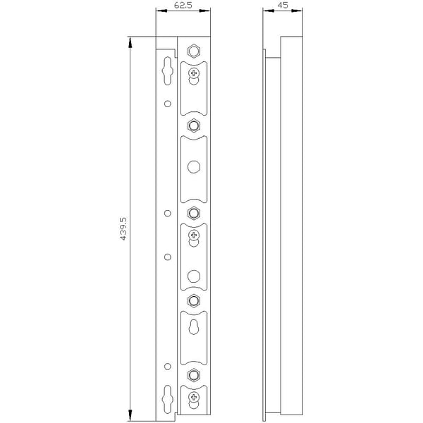 Siemens 8GK9720-0KK00, 80 mm, 450 mm, 80 mm, 1,2 kg