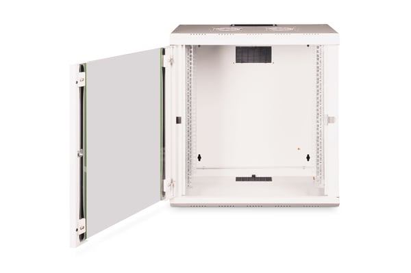Digitus DN-19 12-U, Veggmonterbar hylle, 12U, 100 kg, 25 kg, Lysegrå