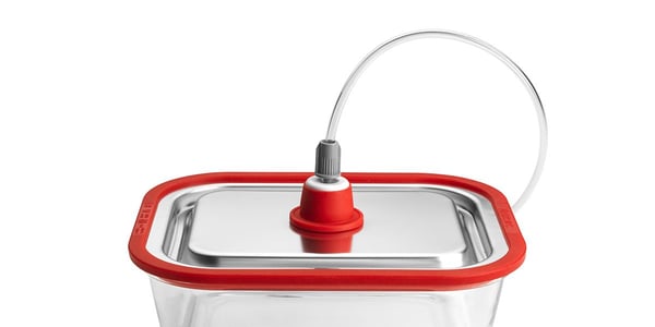 Magic Vac ACO1138, Säilö, Suorakulmainen, 1,9 L, Läpinäkyvä, Lasi, Silikoni, Terästä, -40 - 280 °C