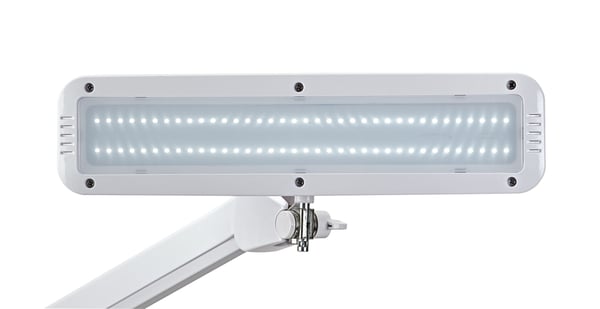 MAUL LED-työpistevalaisin Intro himmennettävä + kiinnityskanta valkoinen