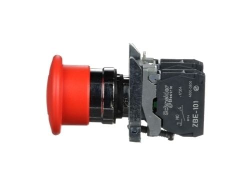 Schneider Electric XB4, Knapp, IP66, IK03, 40 mm, 82 mm, 47 mm