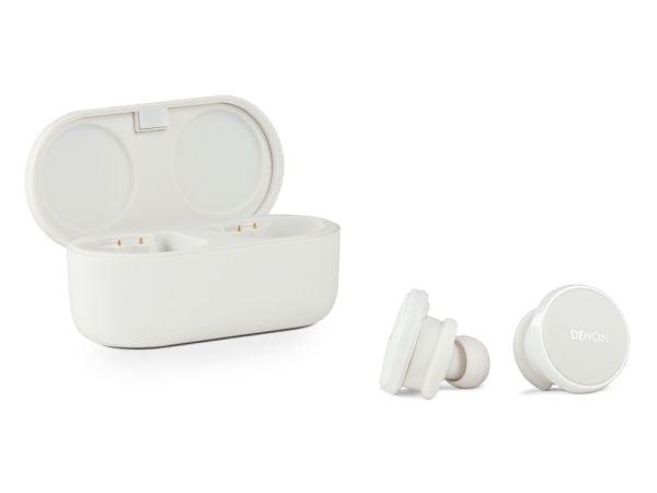 Denon PerL Pro, Langaton, Puhelut/musiikki, 20 - 40000 Hz, Kuulokkeet, Valkoinen