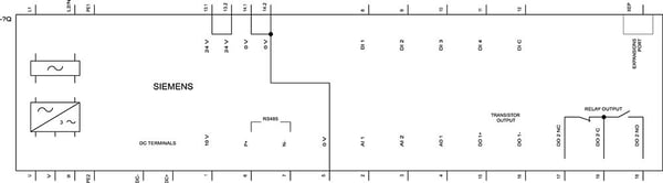 Siemens Frequenzumrichter 6SL3210-5BB13-7BV1 0.37 kW 200 V, 240 V, U converter, 200 - 240 V, 240 V, 550 hz, 142 mm, 1,1 kg