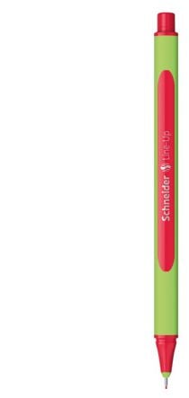 Schneider Schreibgeräte Line-Up, Rød, Grønn, Rød, 0,4 mm, Plast, Trekant, neon-red