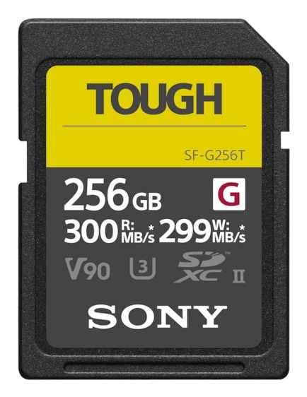 Sony SF-G series TOUGH SF-G256T - Flashminnekort - 256 GB - Video Class V90 / UHS-II U3 / Class10 - SDXC UHS-II