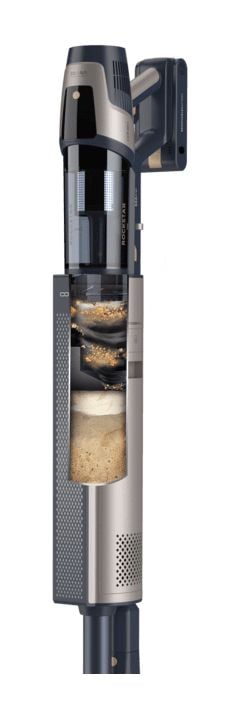 Cecotec Conga Rockstar 11500 Odyssey Station Connected IA, 2-i-1 stavstøvsuger, Uten pose, Svart, 1,7 l, Rektangulær, Tørr