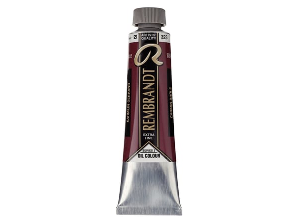 Rembrandt oljemaling tube Burnt Carmine 323
