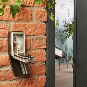 MASTER LOCK 5423EURD, Väggkassaskåp, Svart, Grå, Kombinationslås, nyckel, 79 mm, 52 mm