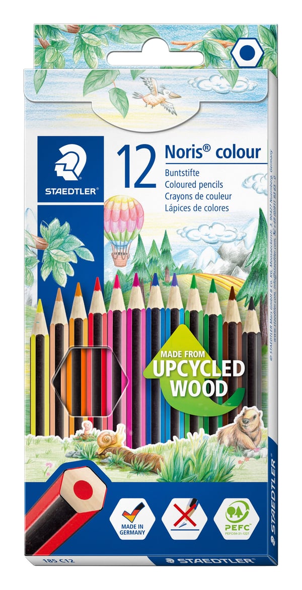 Farveblyanter Staedtler® Noris® Club med 12 stk. ass. faver