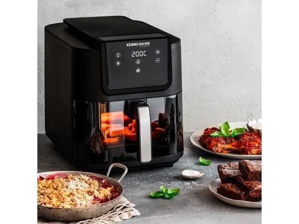 Rommelsbacher FRH 1700, Kuumakiertoilmakypsennin, 8 L, 1 kg, 60 °C, 200 °C, 60 min