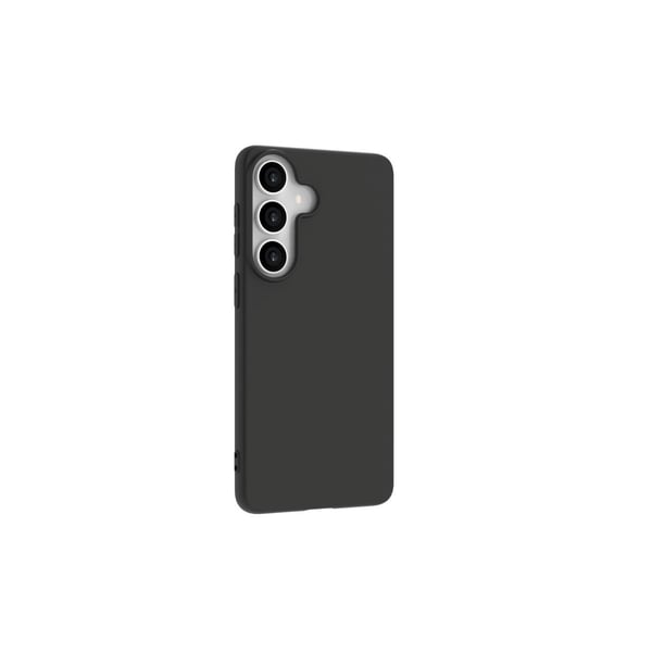 eSTUFF Infinite Vienna - Skydd för mobiltelefon - 100% återvunnen plast - termoplastisk polyuretan (TPU) - svart - för Samsung Galaxy S26+