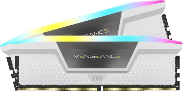 Corsair Vengeance RGB RAM 32 GB DDR5 6000 MT/s CL30 CMH32GX5M2B6000Z30W hvit