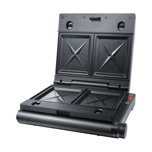 Steba SG 55 - Toastmaskin / vaffelsteker / grill - 1,1 kW - svart