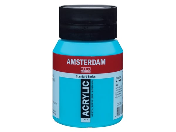 Amsterdam Standard Series Akrylburk 500 ml turkosblå 522