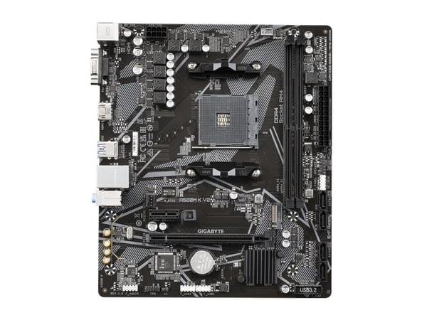 GIGABYTE A520M K V2 -emolevy, AMD A520, AM4, micro-ATX, DDR4