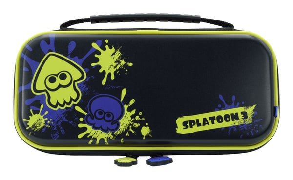Hori Splatoon 3, Veske beholder, Nintendo, Svart, Blå, Gult, Nintendo Switch, Nintendo Switch Lite, Nintendo Switch OLED, Nintendo Switch, Nintendo...
