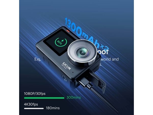 SJCAM SJ11 Active toimintakamera 20 MP 4K Ultra HD, musta