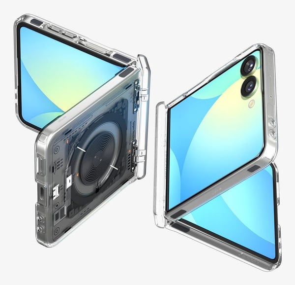 Spigen Ultra Hybrid Pro Neo One, Etui, Samsung, Galaxy Z Flip 7, 17,3 cm (6.8"), Gjennomsiktig