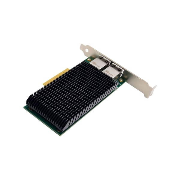 InLine Dual 10 Gigabitin verkkokortti - 2x RJ45 10Gb/s - PCIe x8 (51128A)