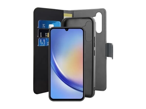 PURO PUSGA34BOOKC3BLK, Folio, Samsung, Galaxy A34, 16,8 cm (6.6"), Svart